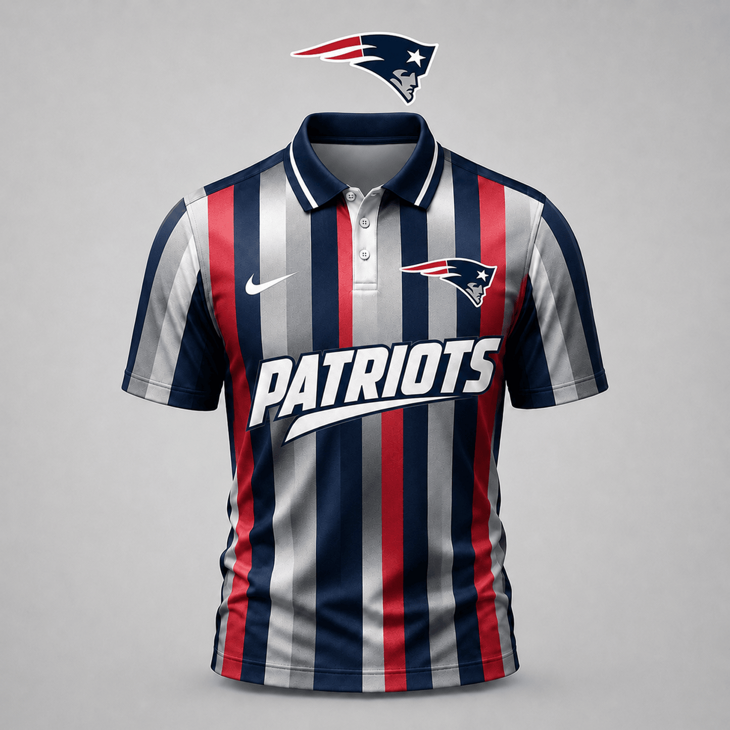 NE x NFL Premium Team Polo Shirt For Men Football