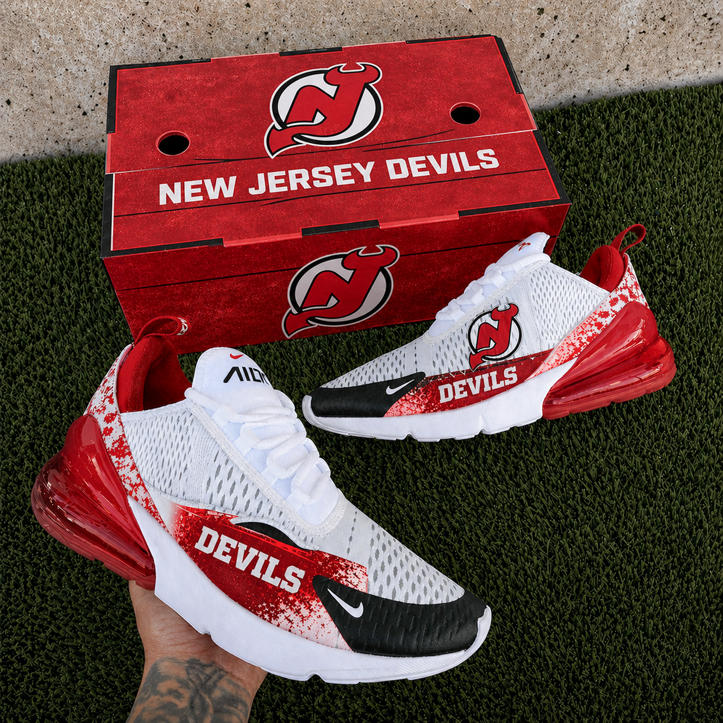 NJD x NHL Nike Air Max 270 Shoes