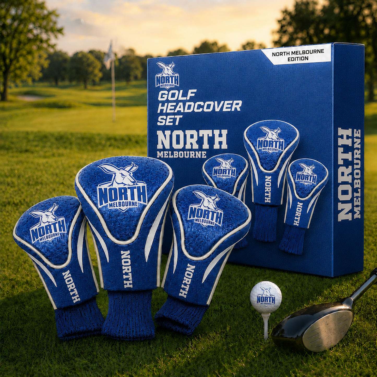 NMFC Team Golf AFL 3-Pack Contour Sock Headcovers