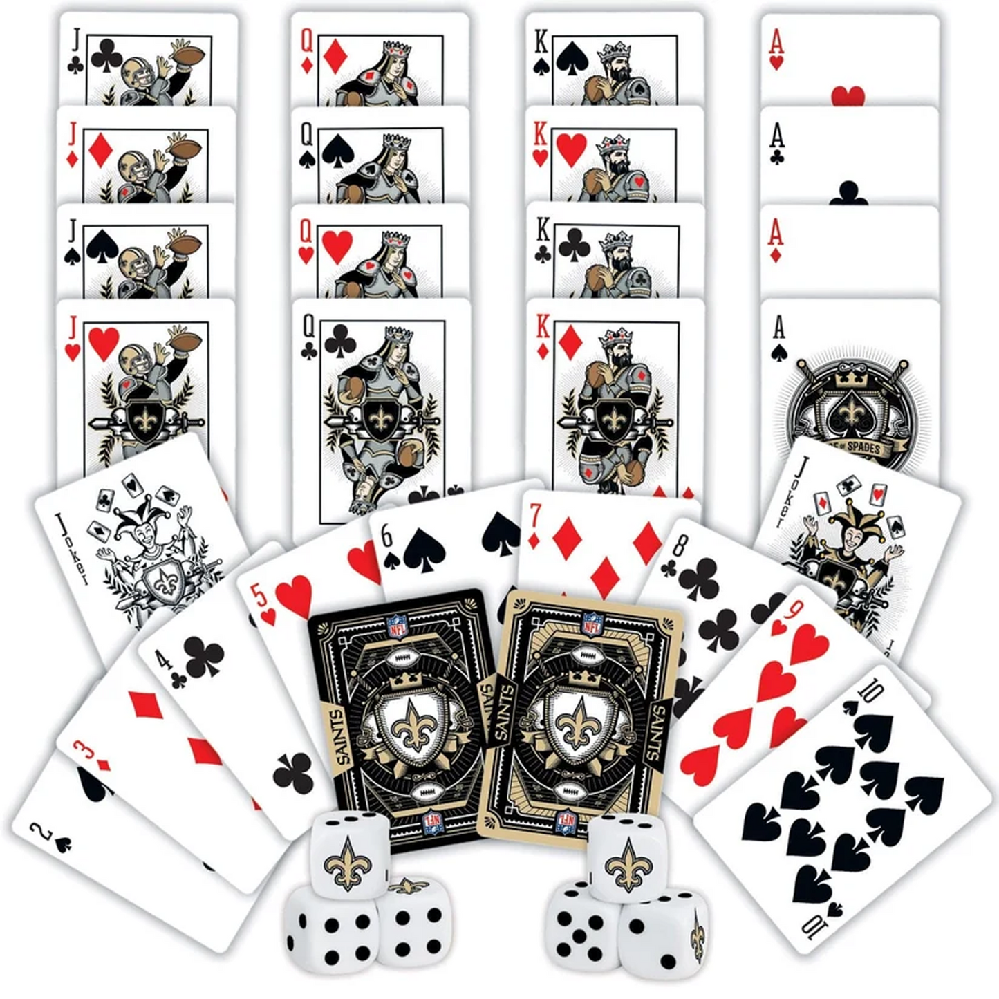 NO x NFL 2-Pack Playing Cards & Dice Set