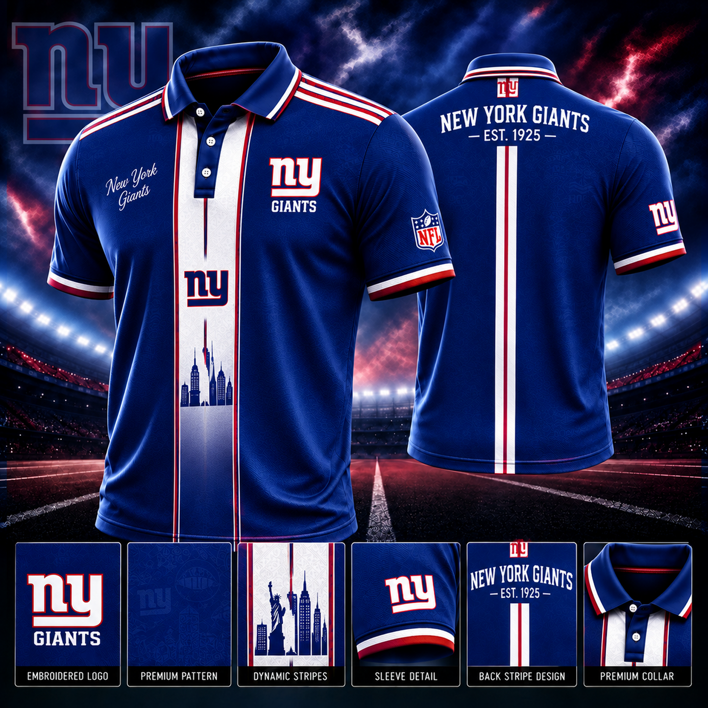 NYG x NFL Polo Shirt Limited Edition