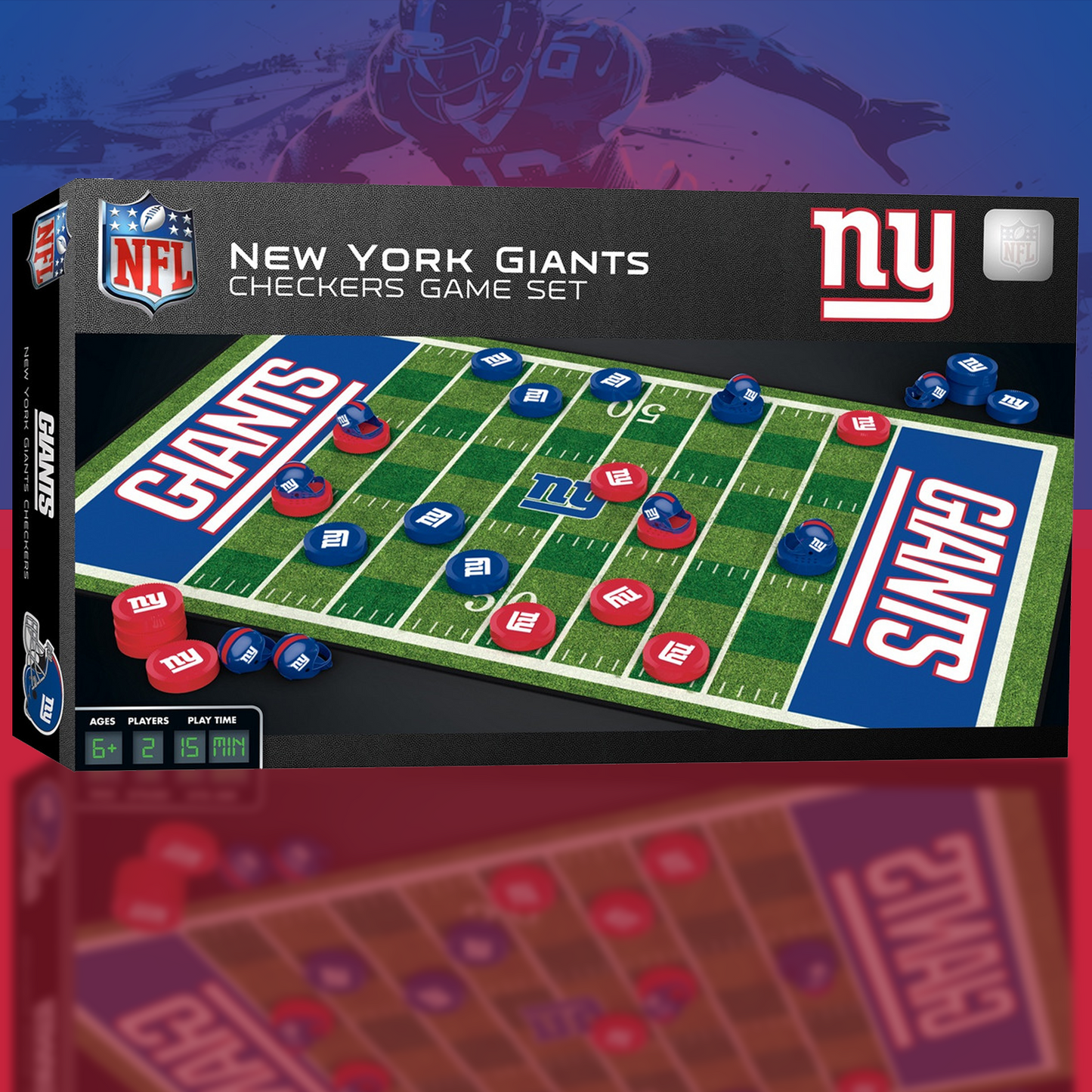 NYG x NFL Premium Checkers Game