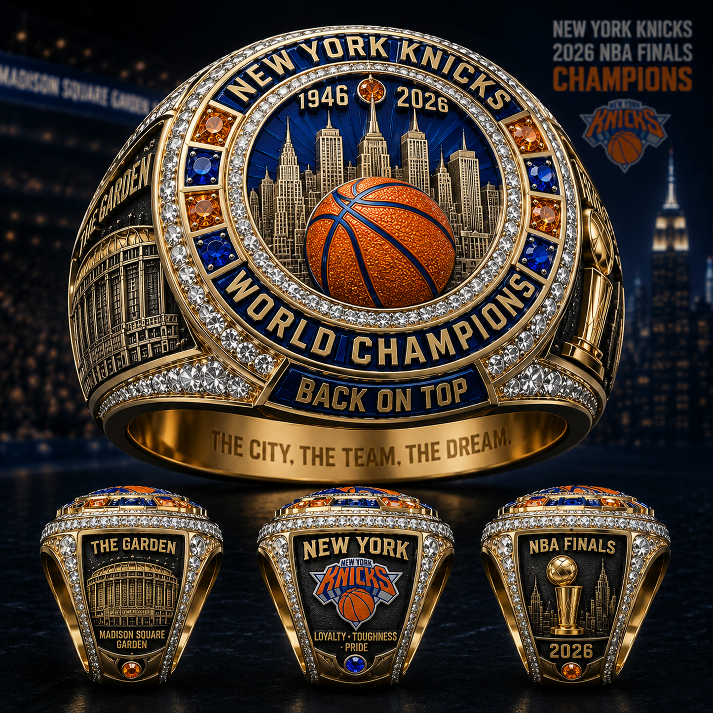 NYK x NBA 2026 Championship Legacy Collector Ring V1 140626