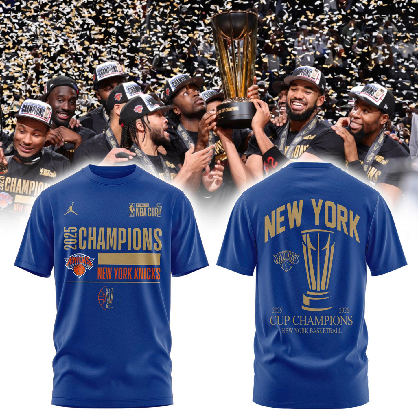 NYK x NBA Cup Champions Limited Edition Shirt V2 140626