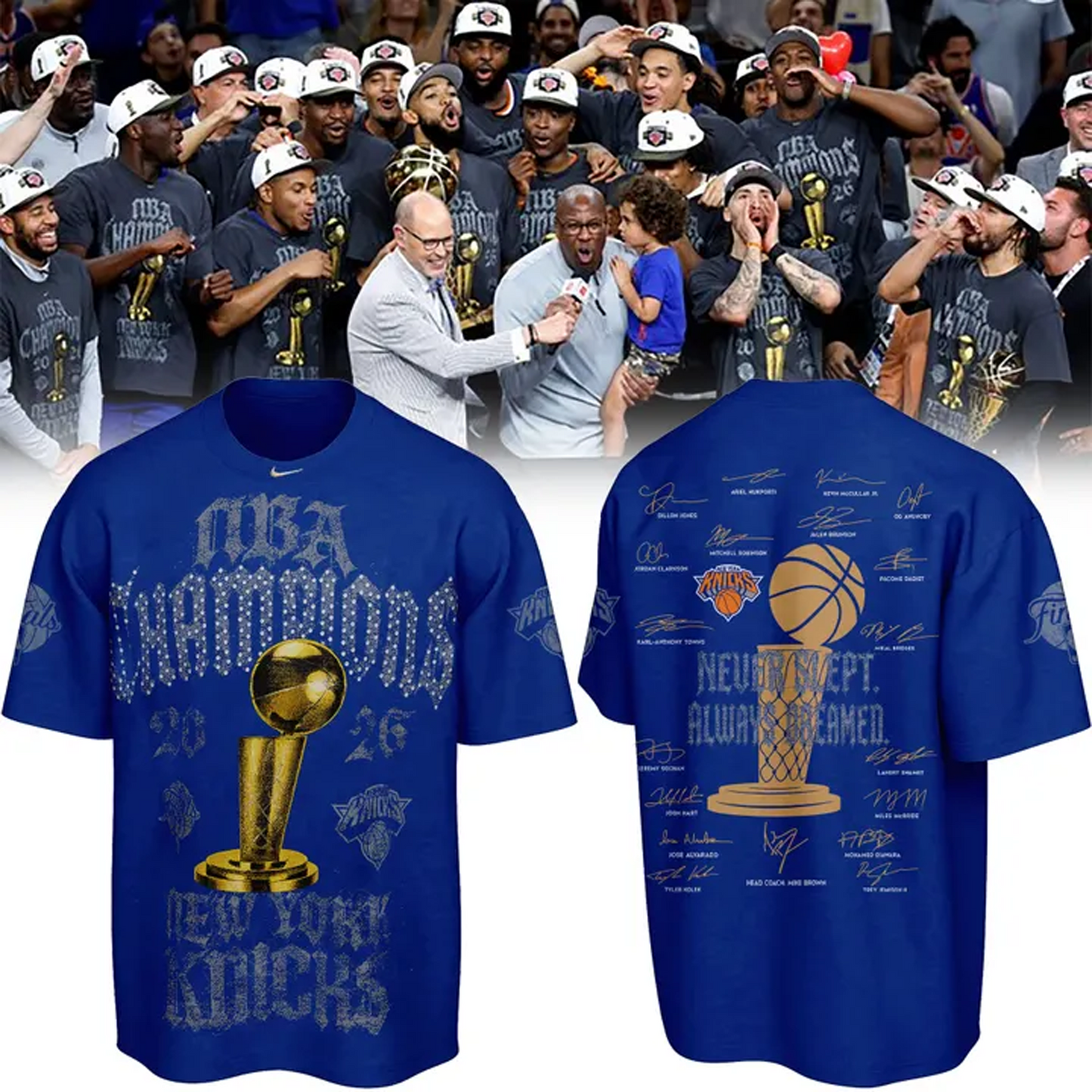 NYK x NBA Final Champions 2025-26 3D Aparael V42 150626