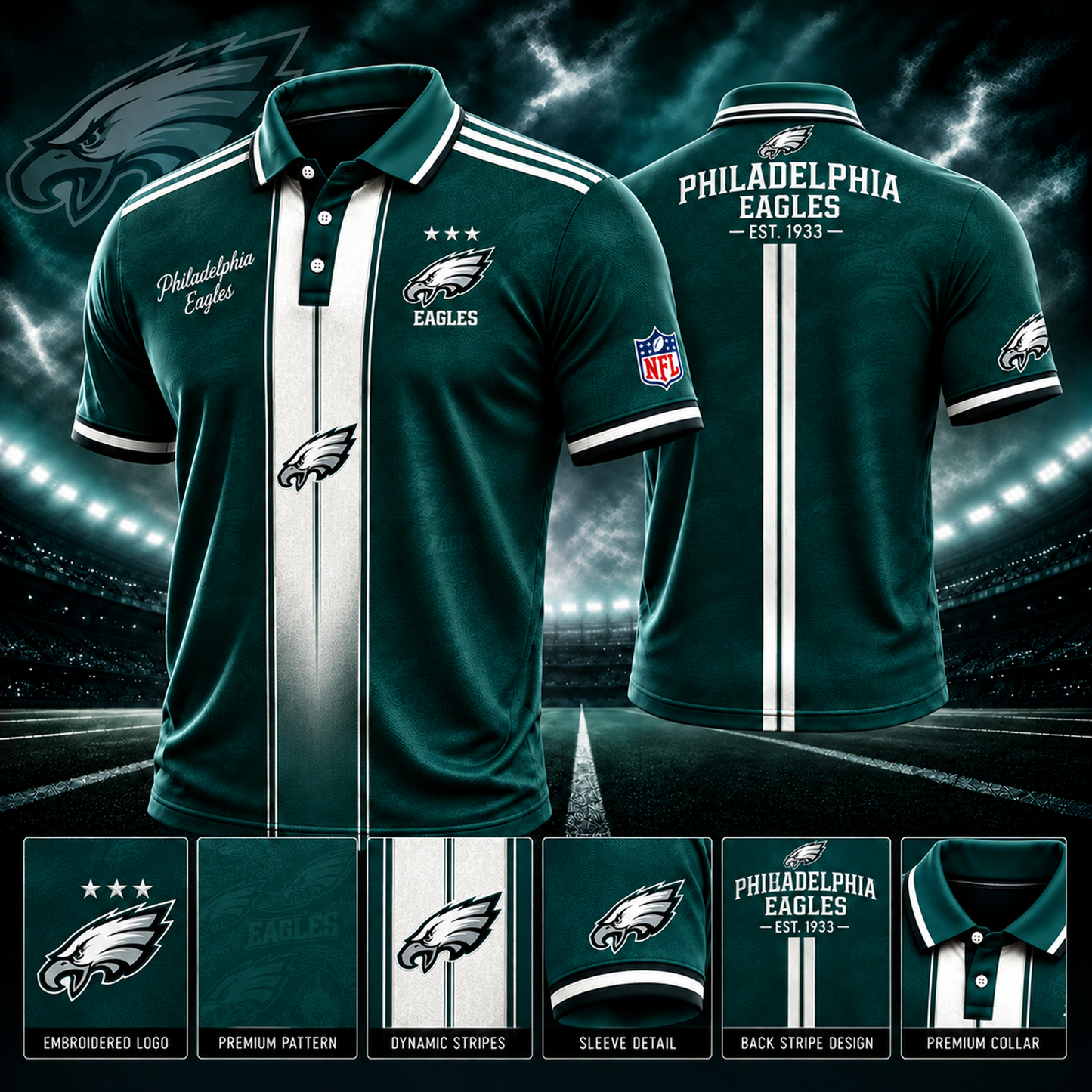 PHI x NFL Polo Shirt Limited Edition