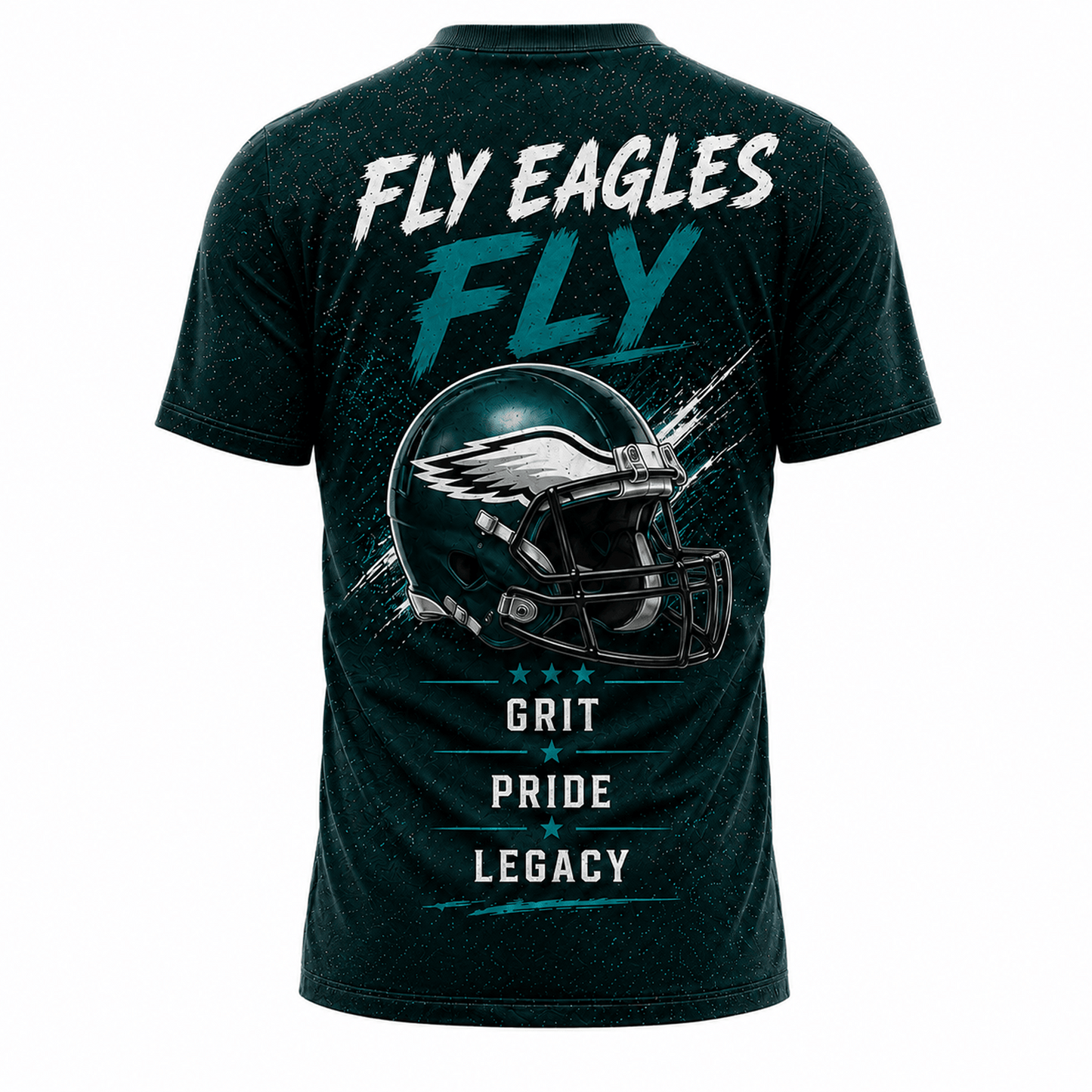 PHI x NFL Premium Skyline Pride Football T-Shirt
