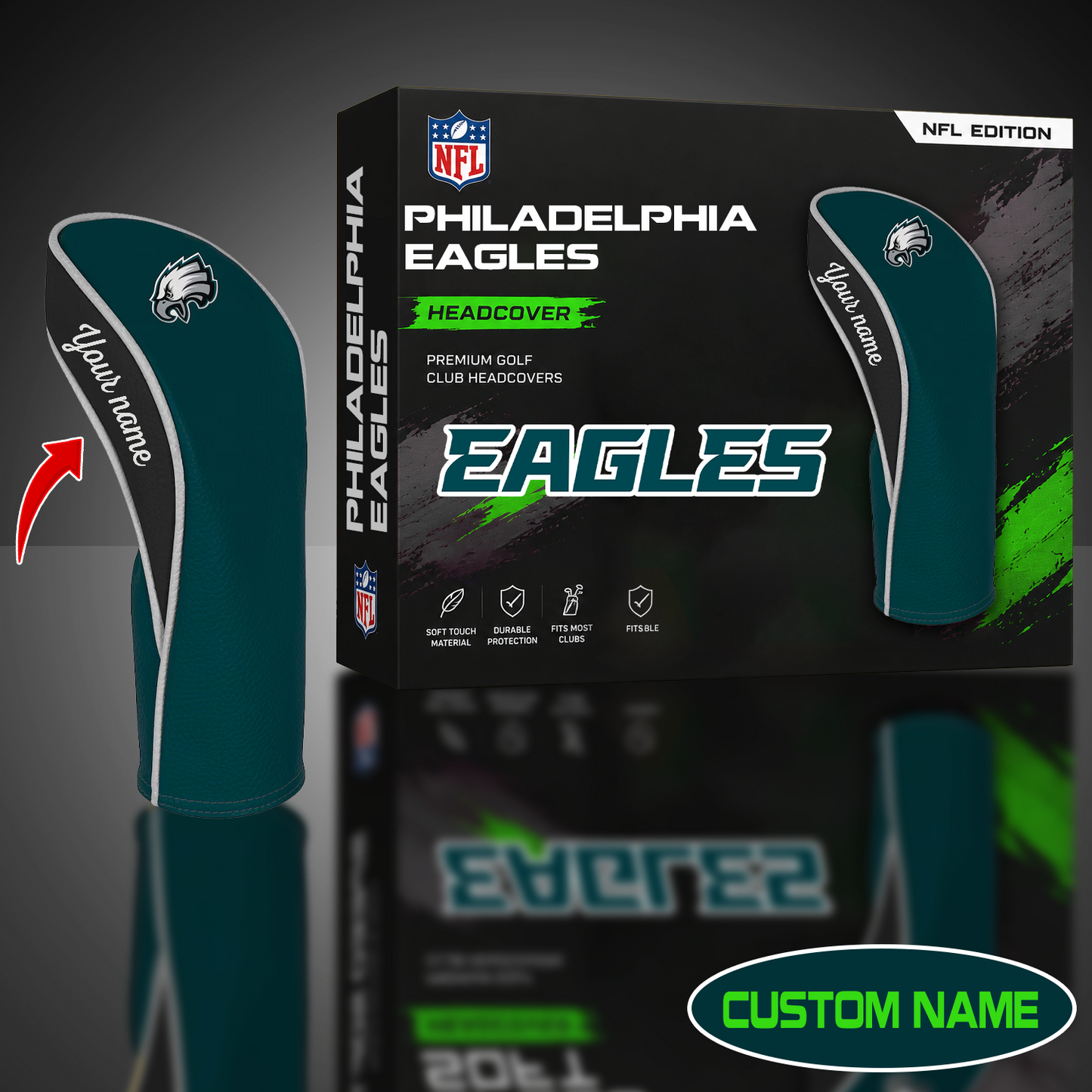 PHI x NFL WinCraft Golf Club Fairway Headcover