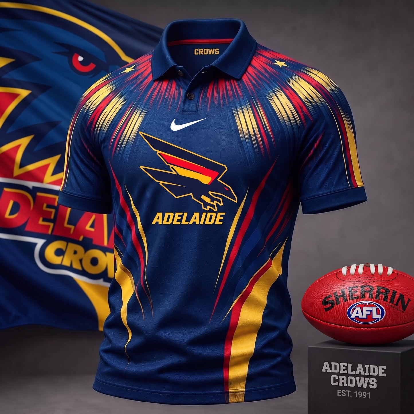PREMIUM AFL X AC EXCULISVE COLORFUL POLO SHIRT LIMITED EDITION