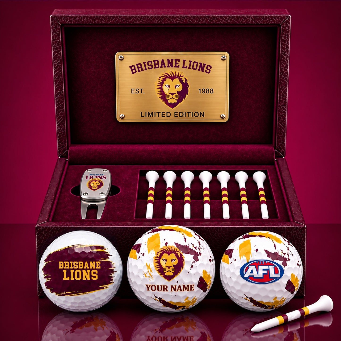 PREMIUM AFL X BL EXCLUSIVE PERSONALIZED GOLF BALL SET LIMITED EDTION