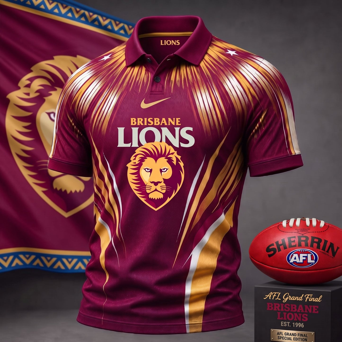 PREMIUM AFL X BL EXCULISVE COLORFUL POLO SHIRT LIMITED EDITION