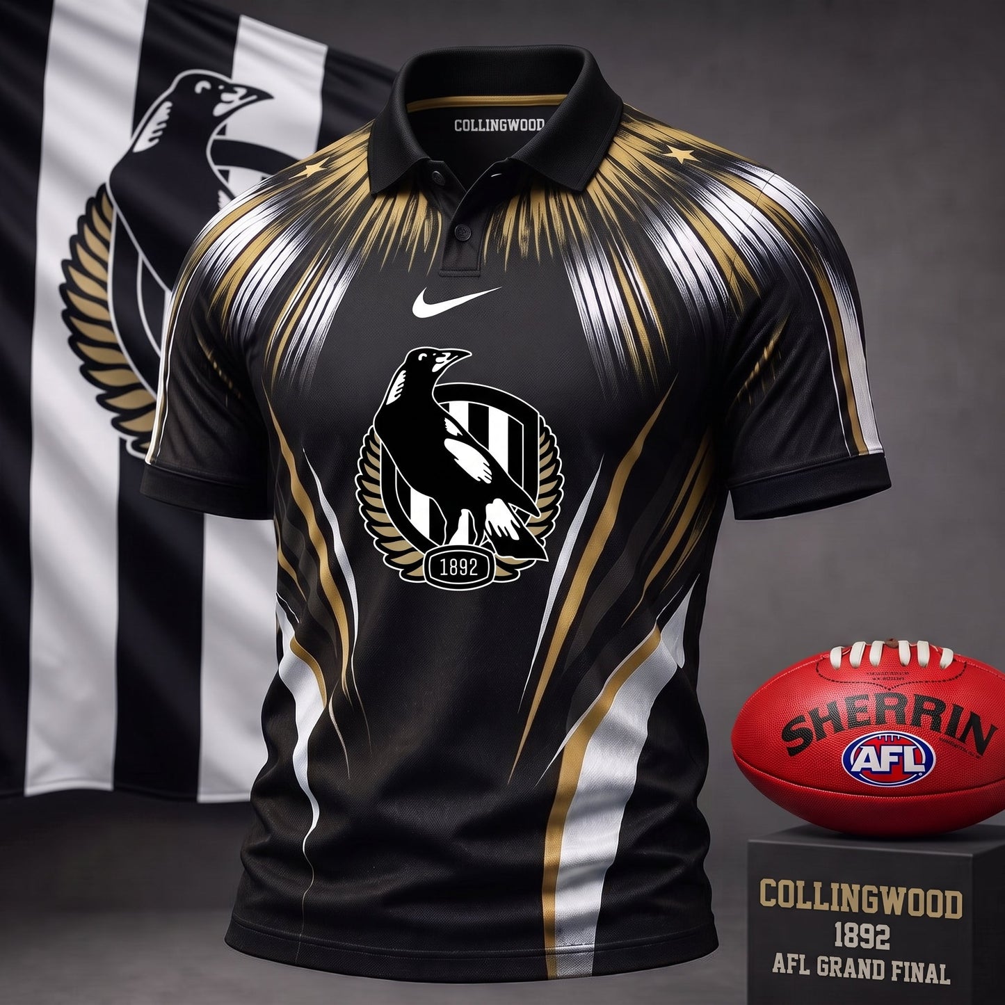 PREMIUM AFL X COL EXCULISVE COLORFUL POLO SHIRT LIMITED EDITION