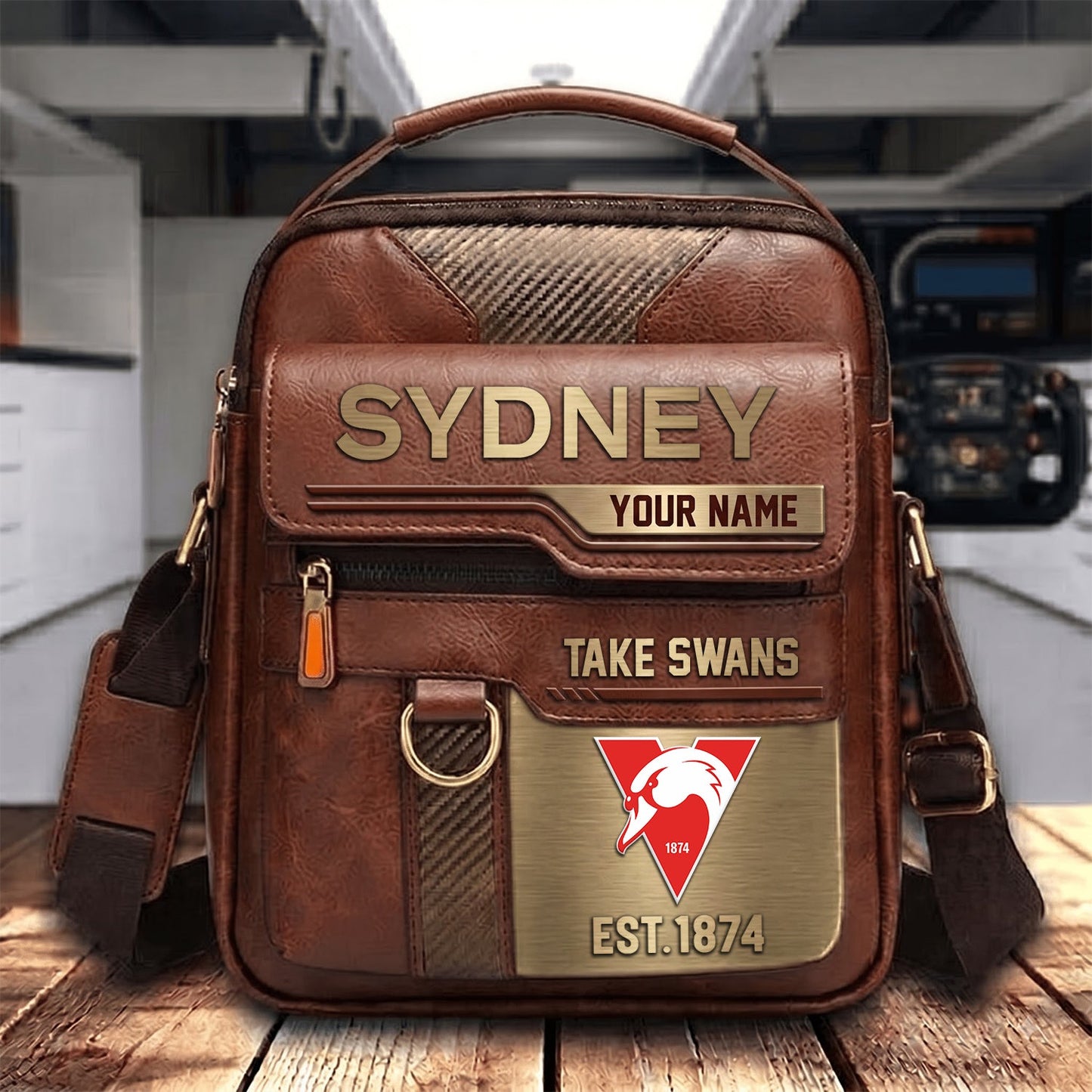 PREMIUM AFL X SS PERSONALIZED Leather Handbag LIMITED EDITION