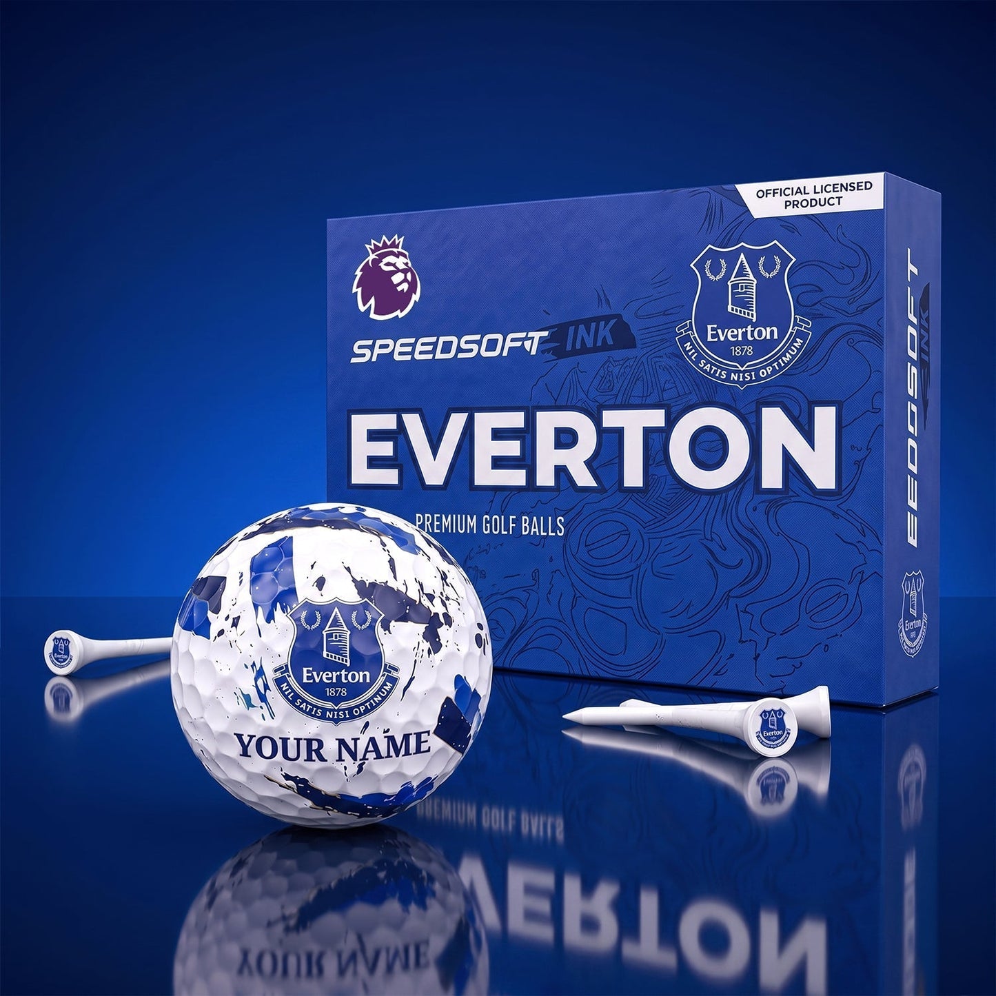 PREMIUM EPL X EVE EXCLUSIVE PERSONALIZED GOLF BALL SET LIMITED EDTION