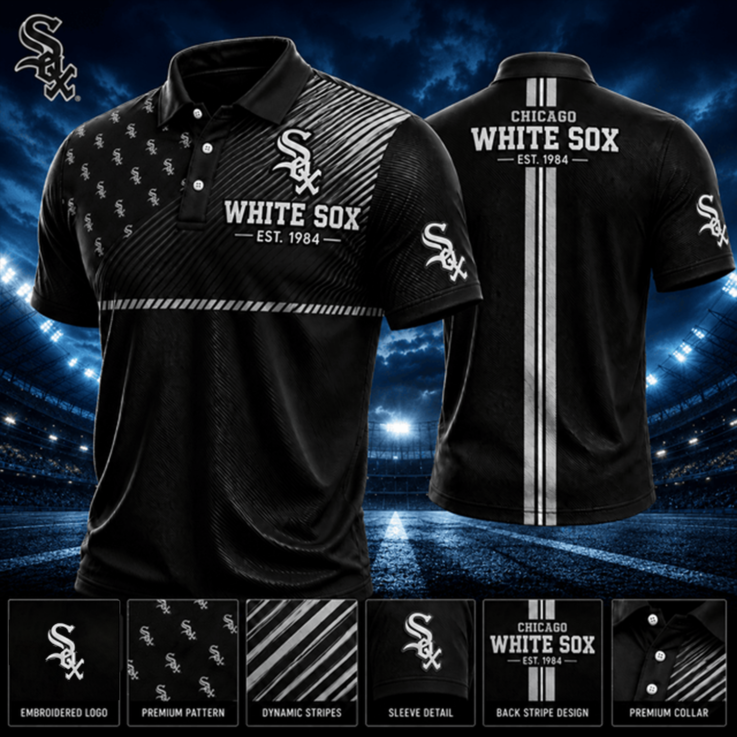 PREMIUM MLB X CWS EXCLUSIVE POLO SHIRT LIMITED EDITION