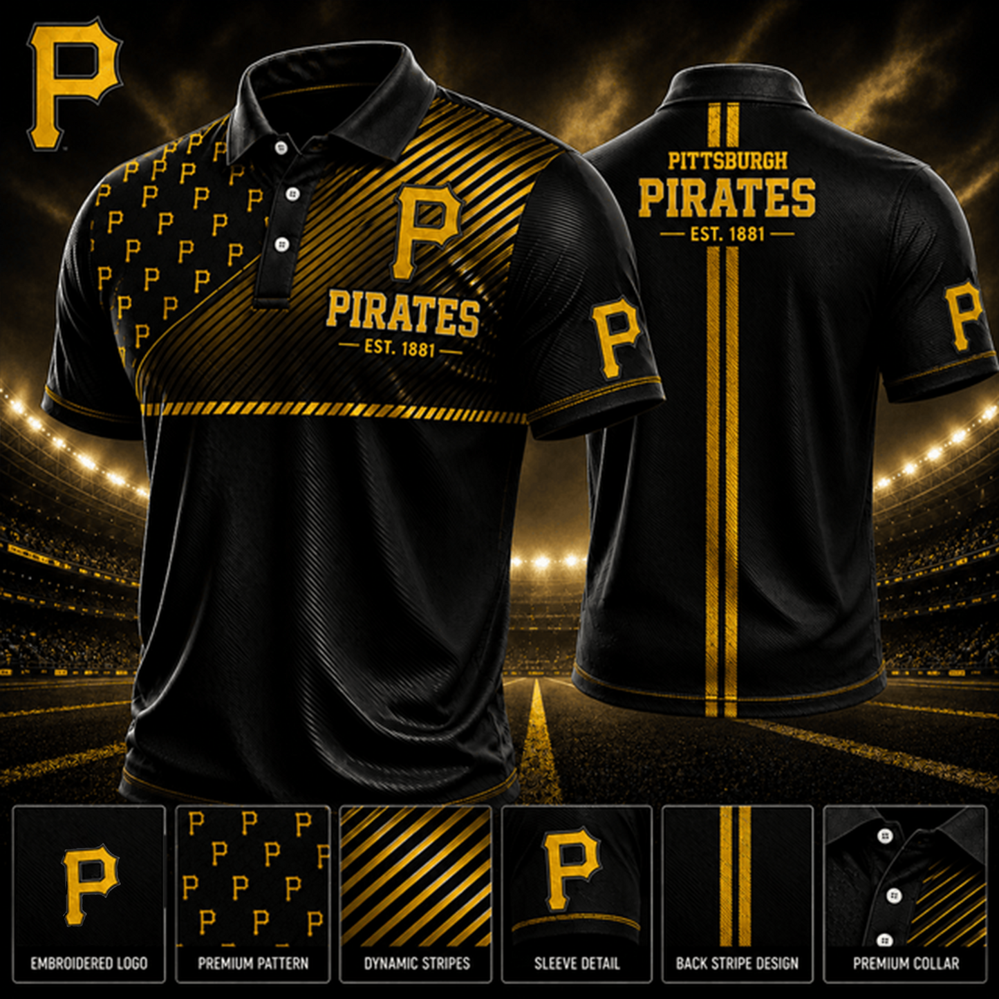 PREMIUM MLB X PP EXCLUSIVE POLO SHIRT LIMITED EDITION
