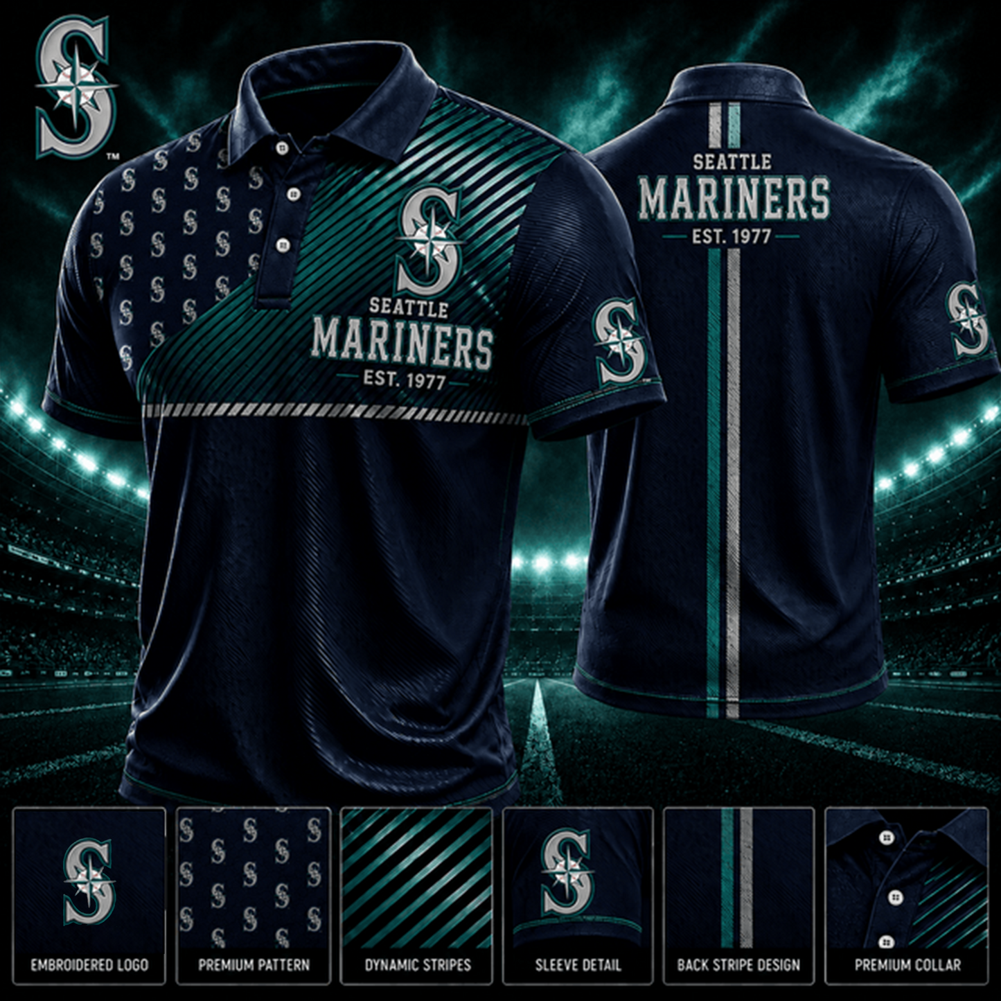 PREMIUM MLB X SM EXCLUSIVE POLO SHIRT LIMITED EDITION