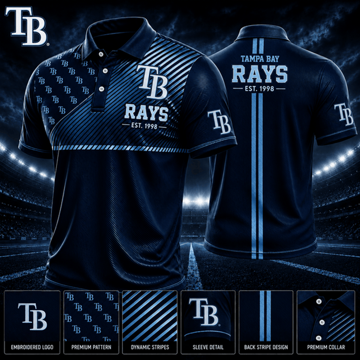 PREMIUM MLB X TBR EXCLUSIVE POLO SHIRT LIMITED EDITION