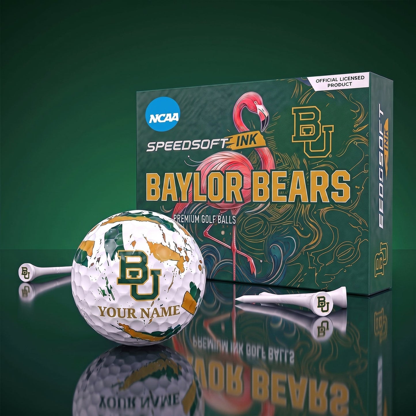 PREMIUM NCAA X BB EXCLUSIVE PERSONALIZED GOLF BALL SET LIMITED EDTION
