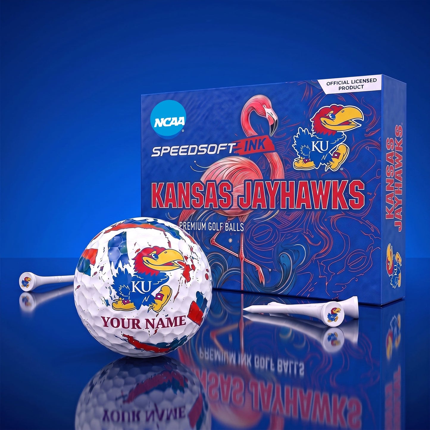 PREMIUM NCAA X KJ EXCLUSIVE PERSONALIZED GOLF BALL SET LIMITED EDTION