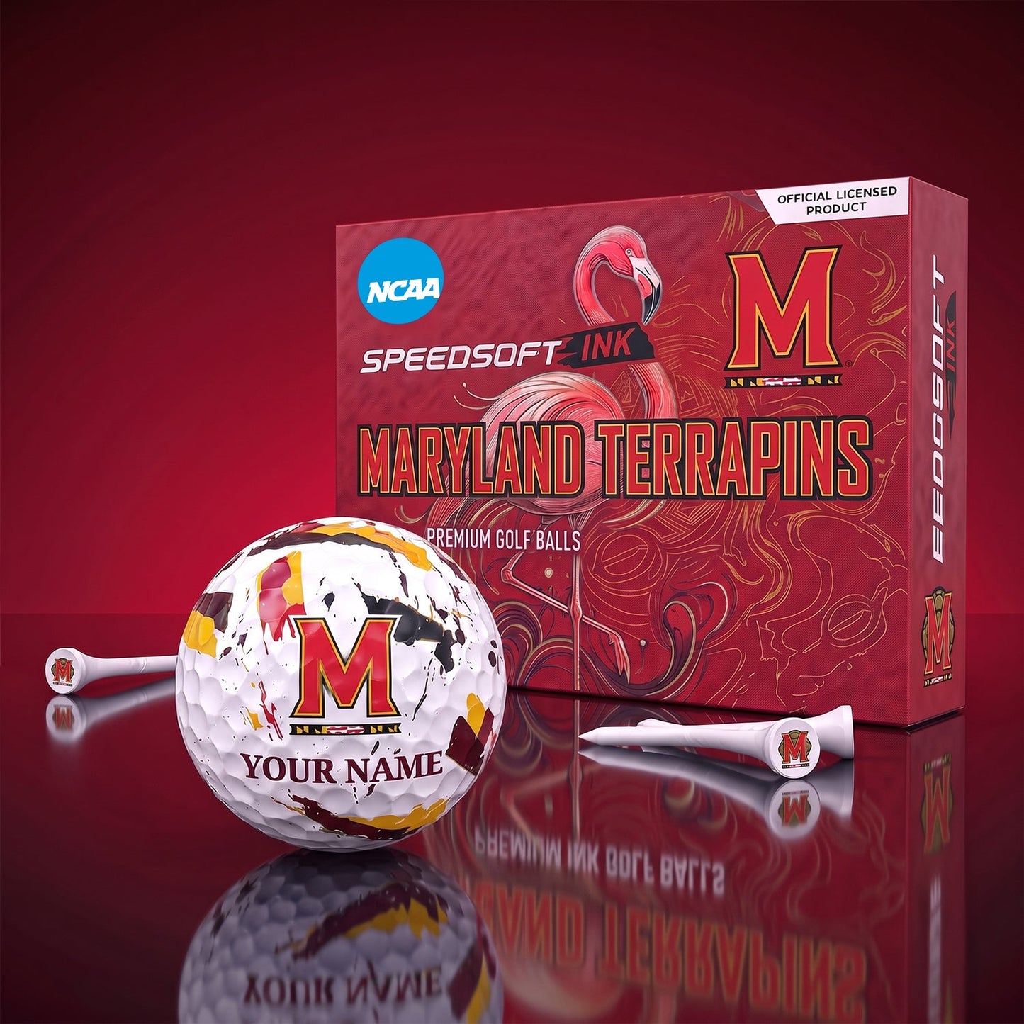 PREMIUM NCAA X MAR EXCLUSIVE PERSONALIZED GOLF BALL SET LIMITED EDTION