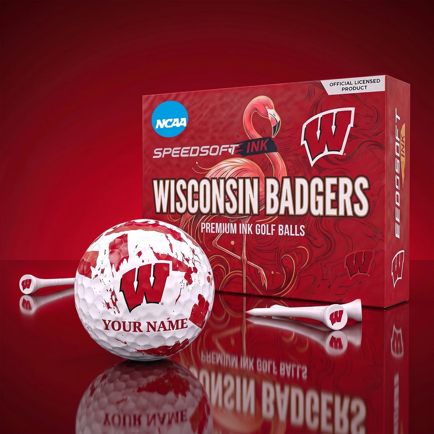 PREMIUM NCAA X WB EXCLUSIVE PERSONALIZED GOLF BALL SET LIMITED EDTION