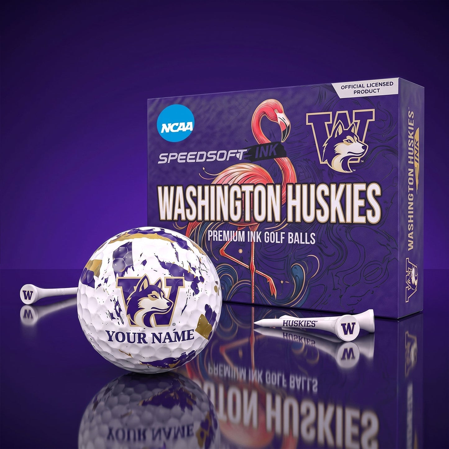 PREMIUM NCAA X WH EXCLUSIVE PERSONALIZED GOLF BALL SET LIMITED EDTION
