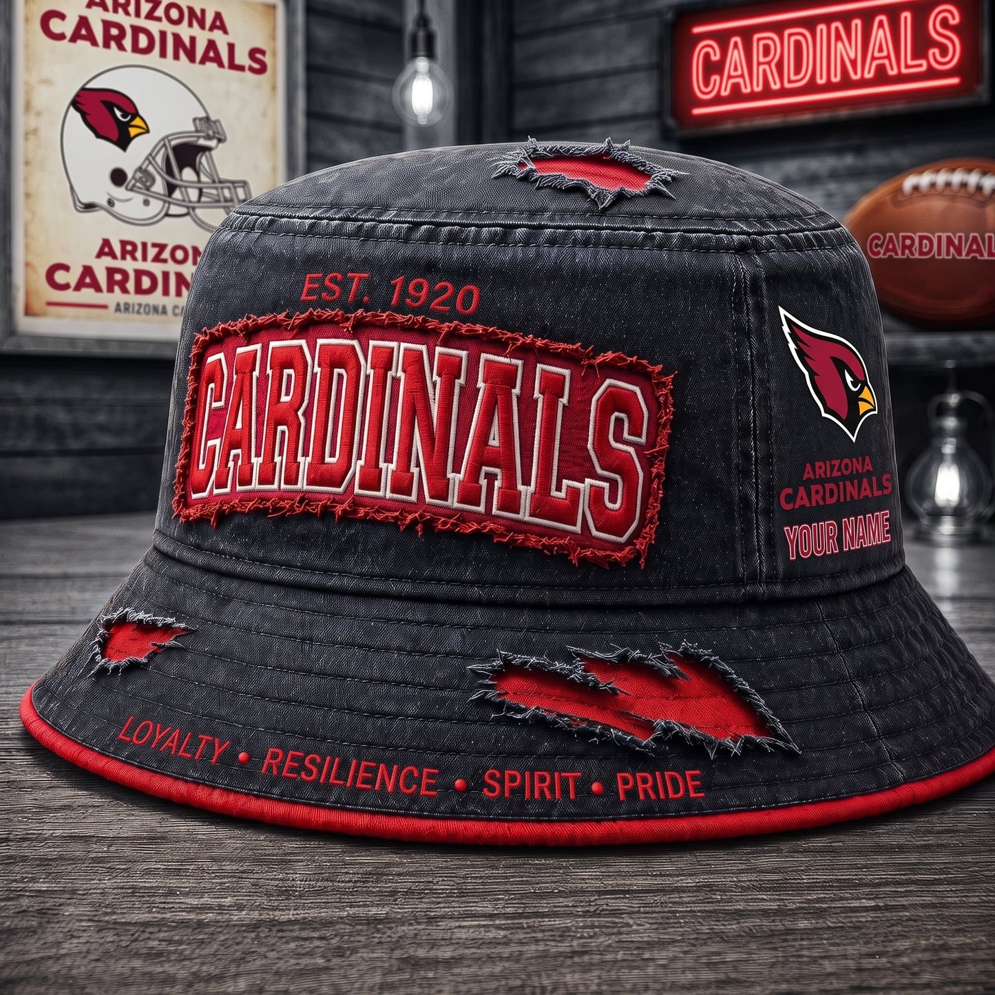PREMIUM NFL X AC EXCLUSIVE PERSONALIZED BUCKET HAT LIMITED EDITION