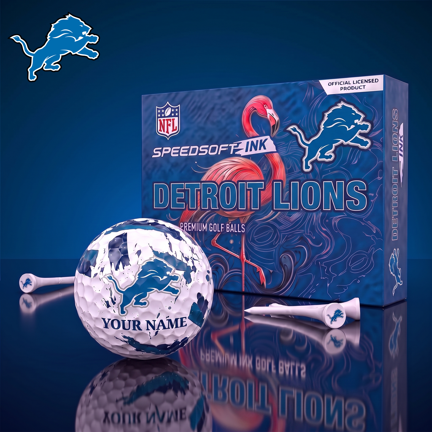 PREMIUM NFL X DL EXCLUSIVE PERSONALIZED GOLF BALL SET LIMITED EDTION