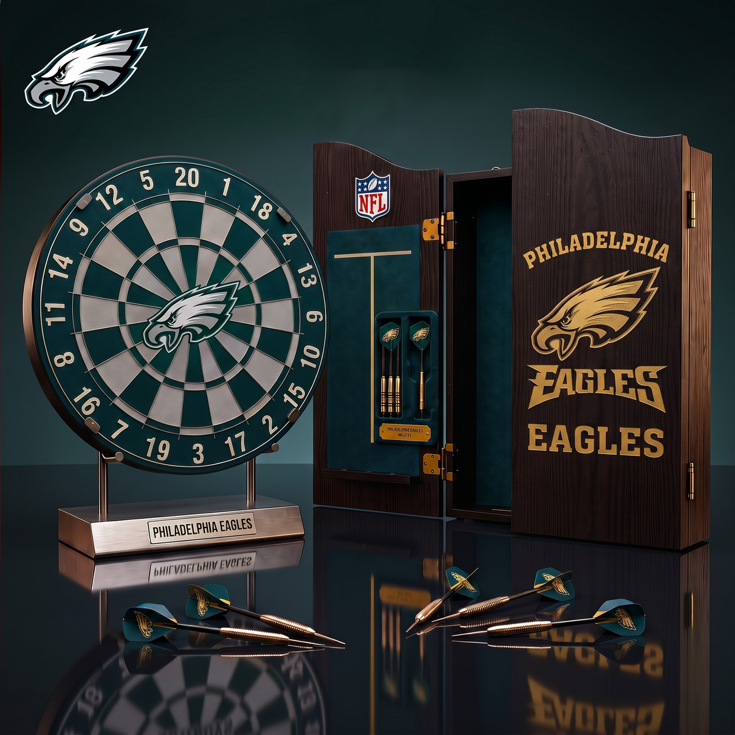 PREMIUM NFL X PE EXCLUSIVE Dartboard GAME Set LIMITED EDITION