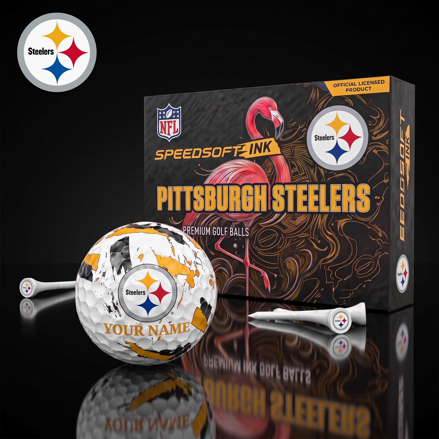 PREMIUM NFL X PS EXCLUSIVE PERSONALIZED GOLF BALL SET LIMITED EDTION