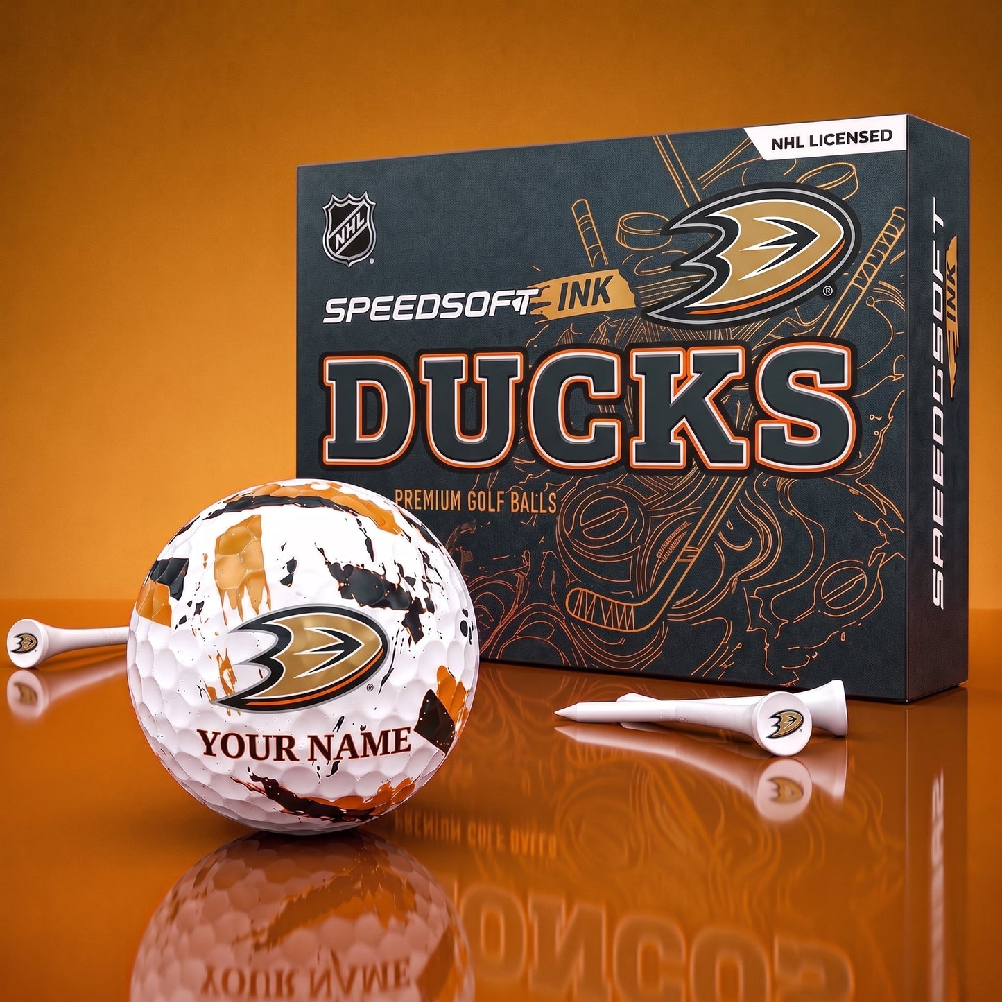 PREMIUM NHL X AD EXCLUSIVE PERSONALIZED GOLF BALL SET LIMITED EDTION