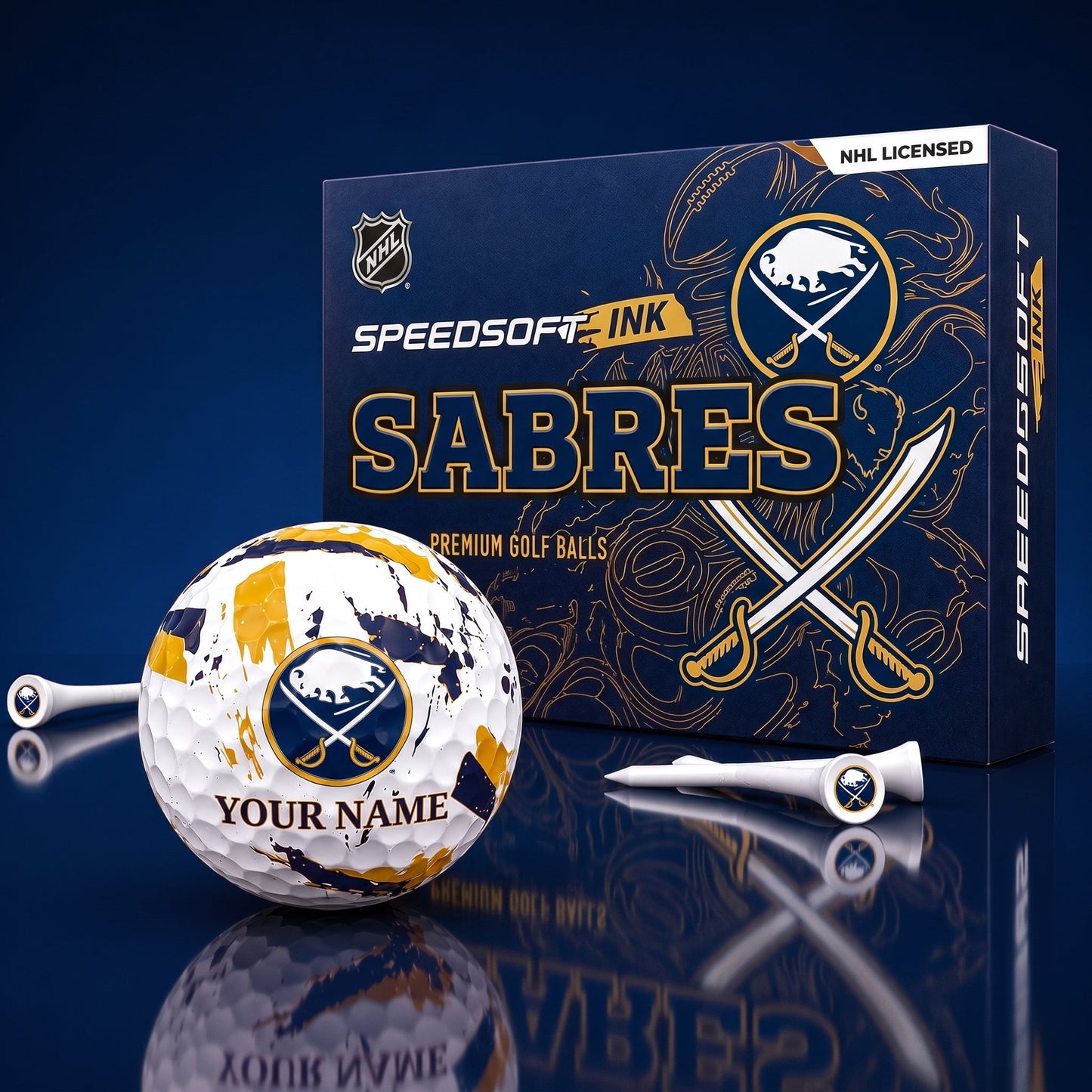 PREMIUM NHL X BS EXCLUSIVE PERSONALIZED GOLF BALL SET LIMITED EDTION