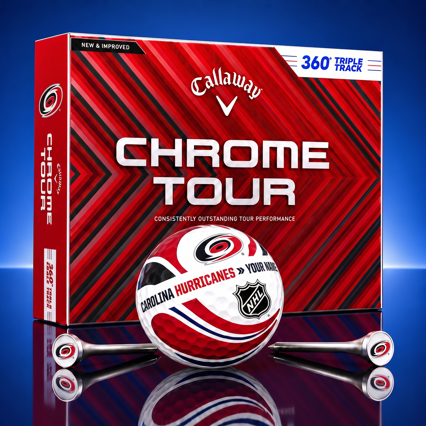 PREMIUM NHL X CH EXCLUSIVE TOURNAMENT PERSONALIZED GOLF BALL V30 COLLECTION