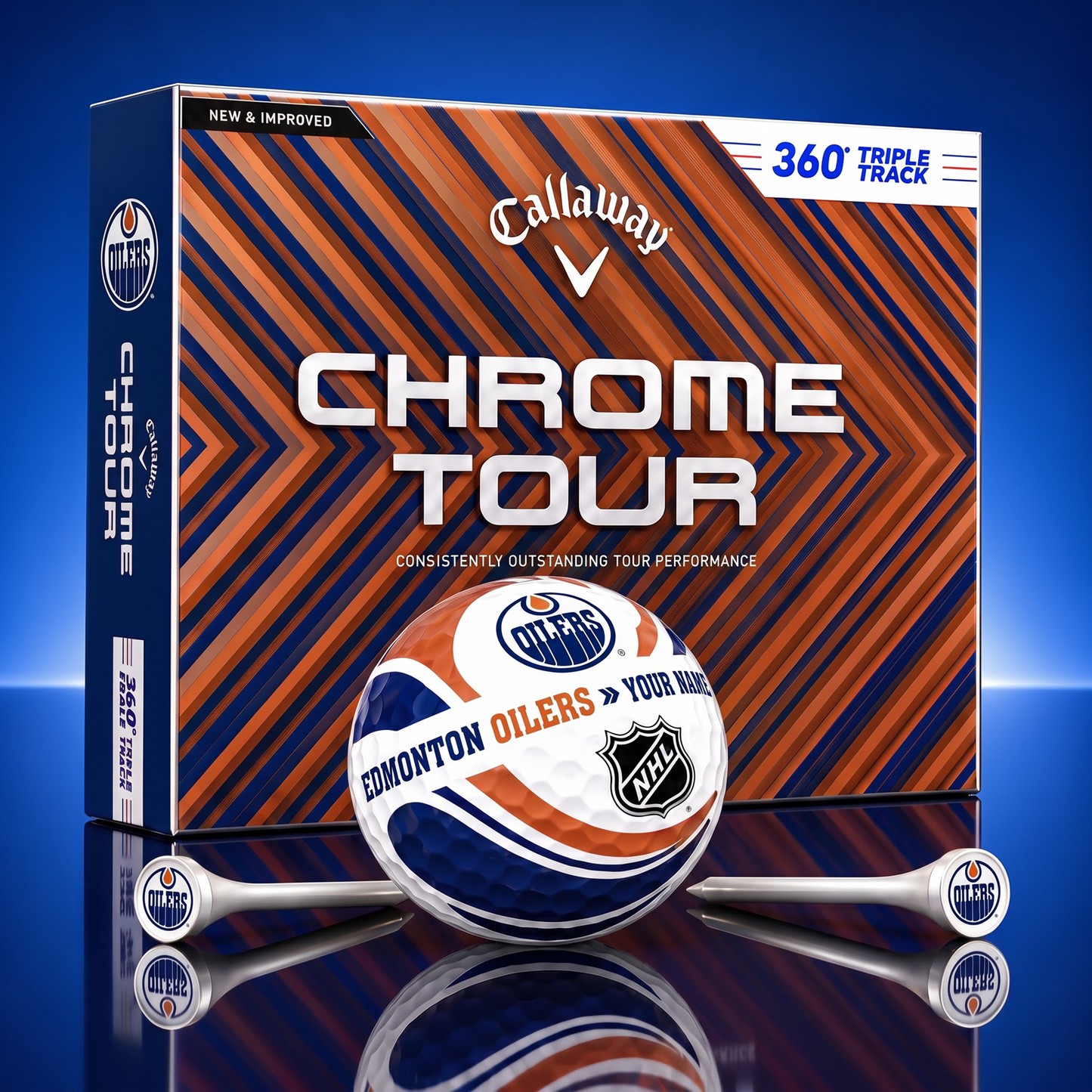 PREMIUM NHL X EO EXCLUSIVE TOURNAMENT PERSONALIZED GOLF BALL V30 COLLECTION