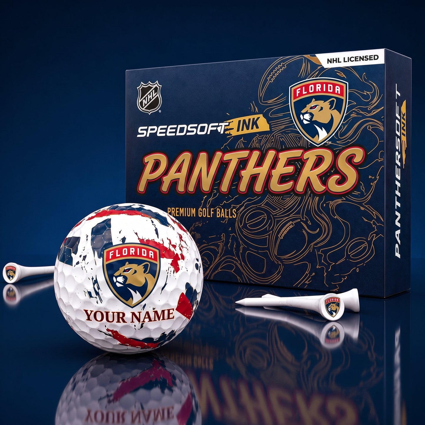 PREMIUM NHL X FP EXCLUSIVE PERSONALIZED GOLF BALL SET LIMITED EDTION