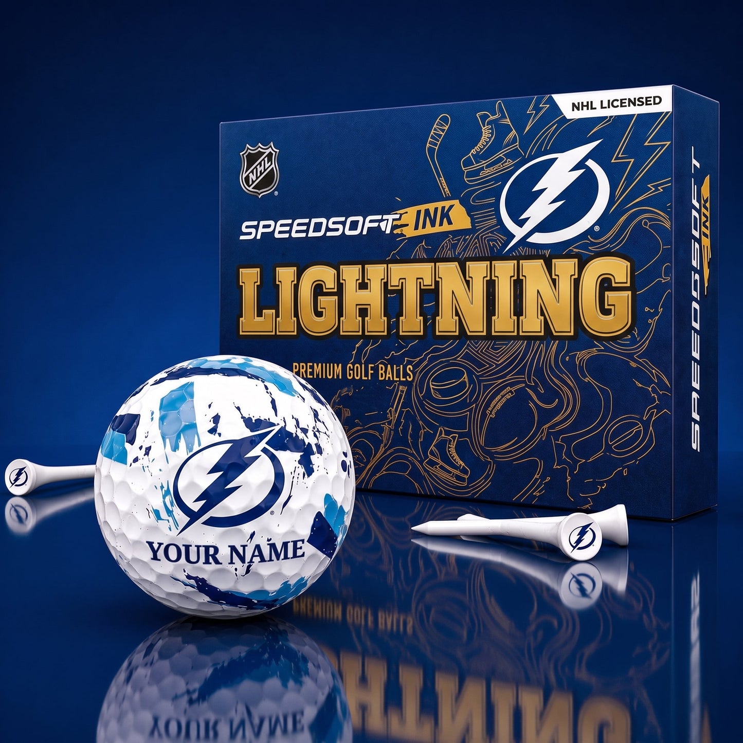 PREMIUM NHL X TBL EXCLUSIVE PERSONALIZED GOLF BALL SET LIMITED EDTION