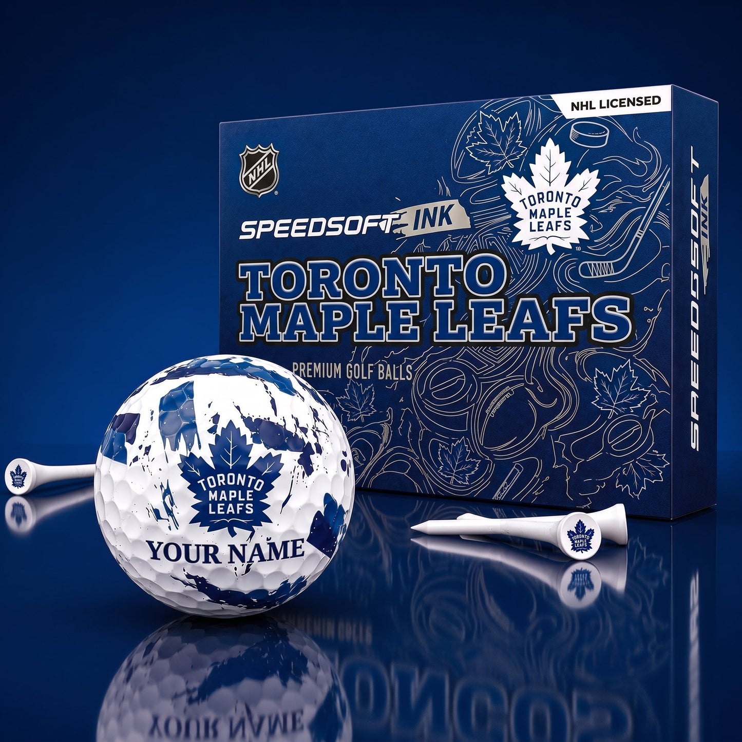 PREMIUM NHL X TML EXCLUSIVE PERSONALIZED GOLF BALL SET LIMITED EDTION