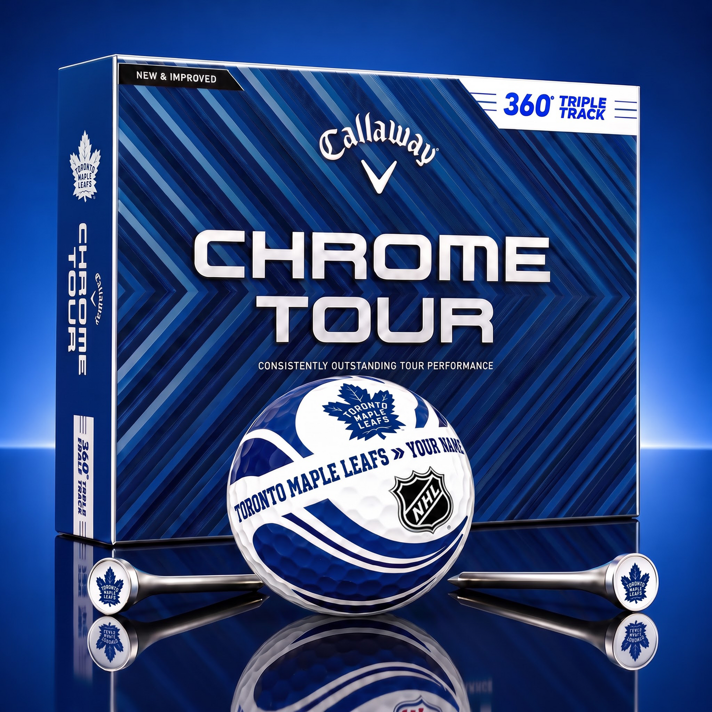 PREMIUM NHL X TML EXCLUSIVE TOURNAMENT PERSONALIZED GOLF BALL V30 COLLECTION