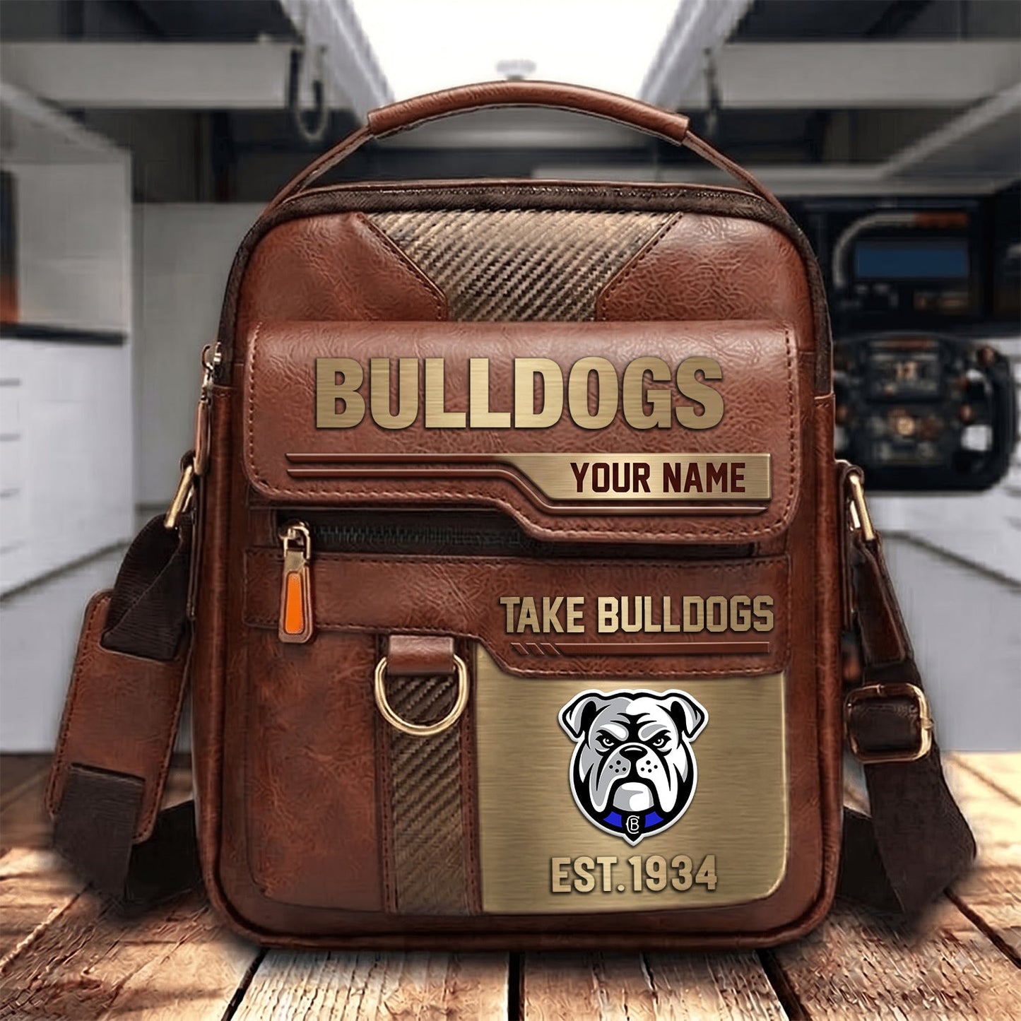 PREMIUM NRL X CBB PERSONALIZED Leather Handbag LIMITED EDITION