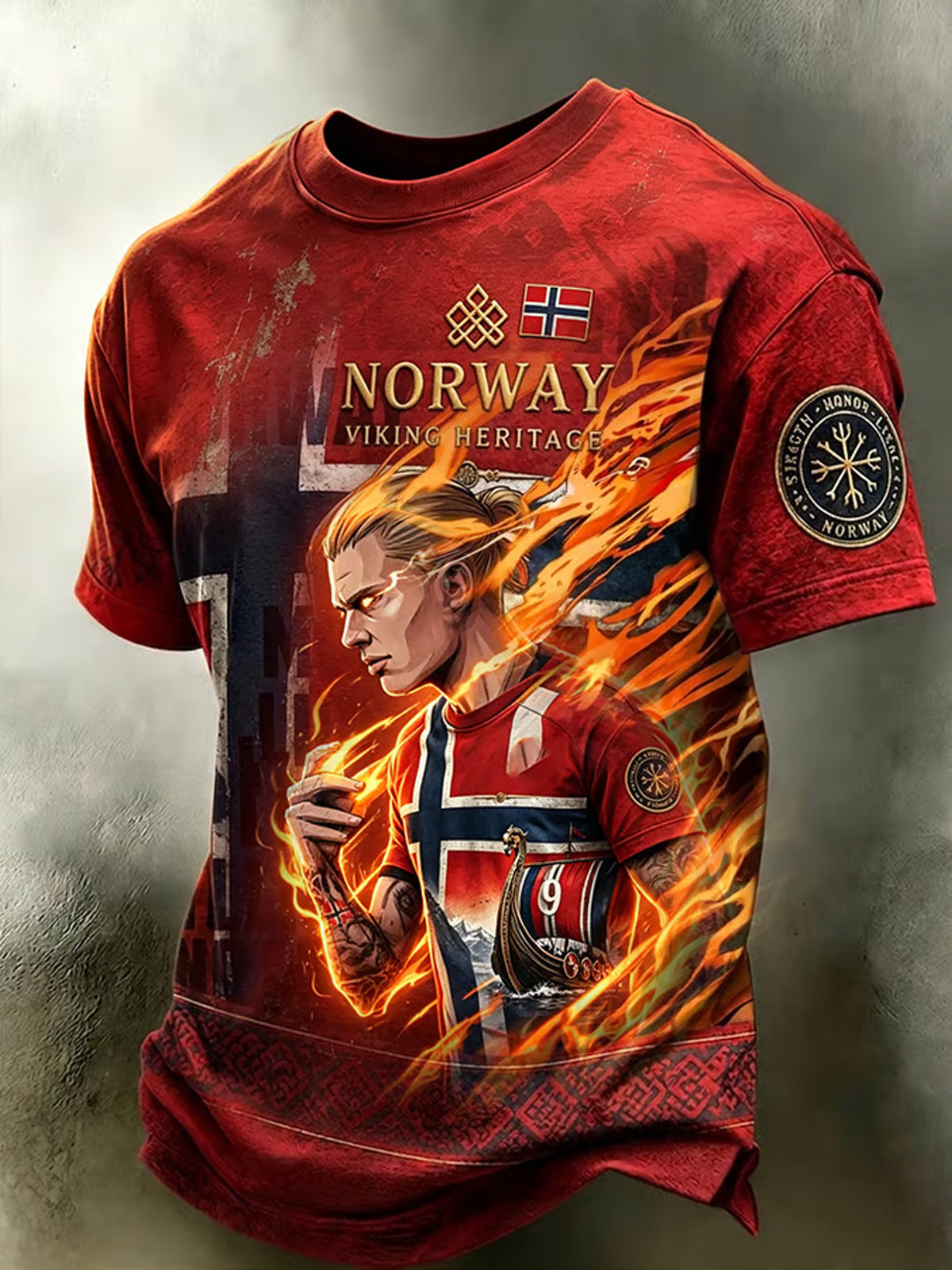 PREMIUM WC26 X NOR EXCLUSIVE VNECK -T SHIRT V15 Football Viking