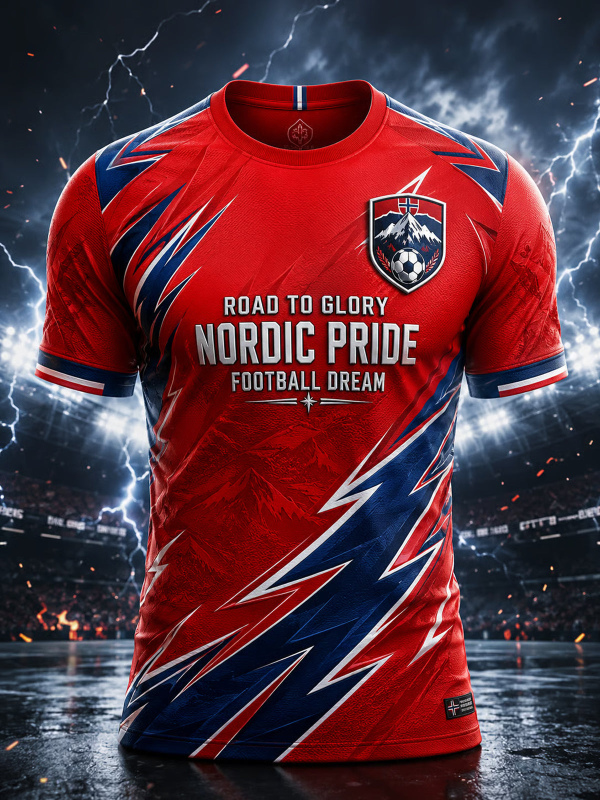 PREMIUM WC26 X NOR EXCLUSIVE VNECK -T SHIRT V18 Football Viking