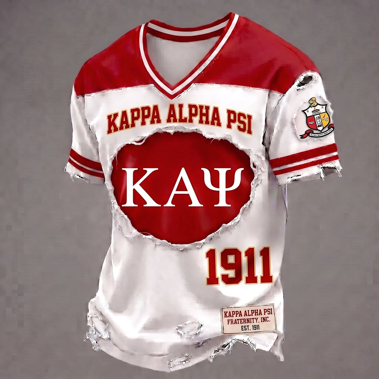 PREMIUM KAP X ΚΑΨ EXCLUSIVE VNECK-TSHIRT V9 NDT NHM 280726