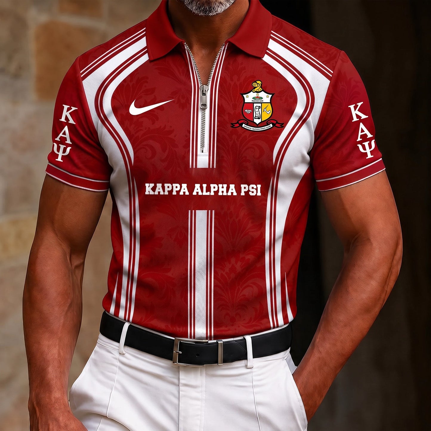PREMIUM KAP X ΚΑΨ EXCLUSIVE ZIP POLO SHIRT NDT NHM 280726