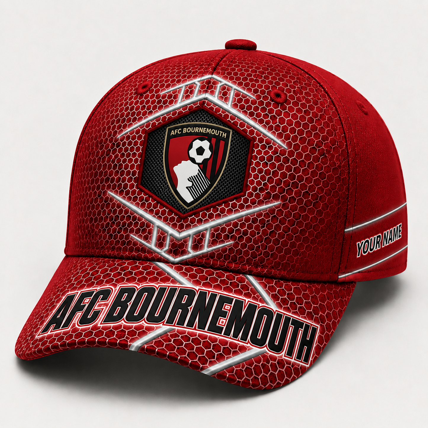 Premium EPL x AFC Honeycomb Custom Name Cap for Loyal Fans