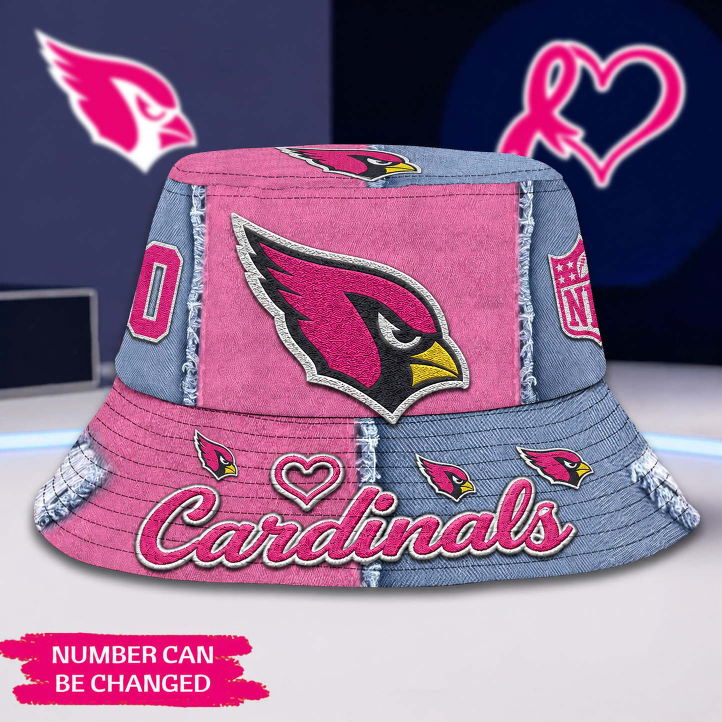 Premium NFL x ARI Cancer Survivor Bucket Hat