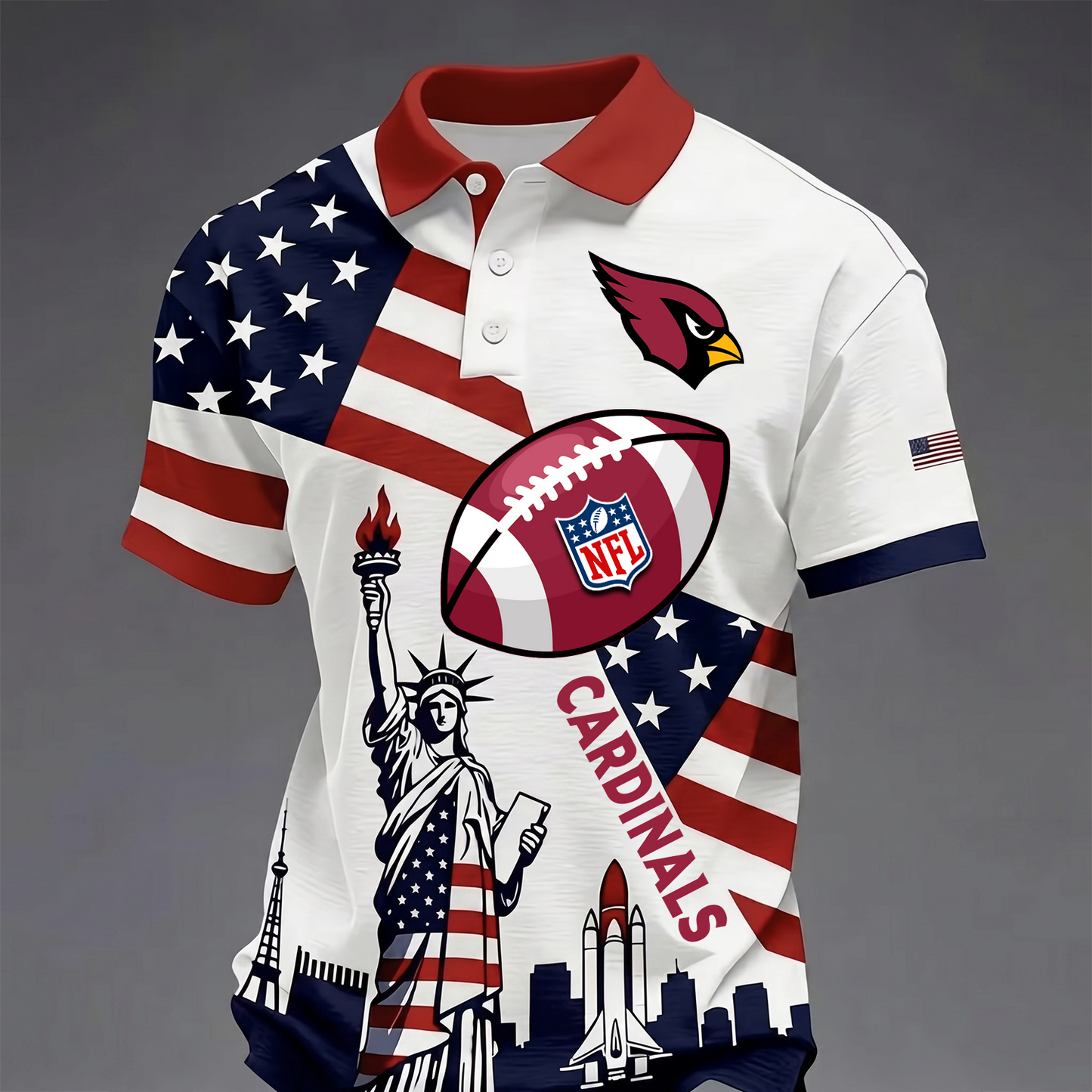 Premium NFL x ARI USA 250 Year Anniversary Polo Shirt 200626