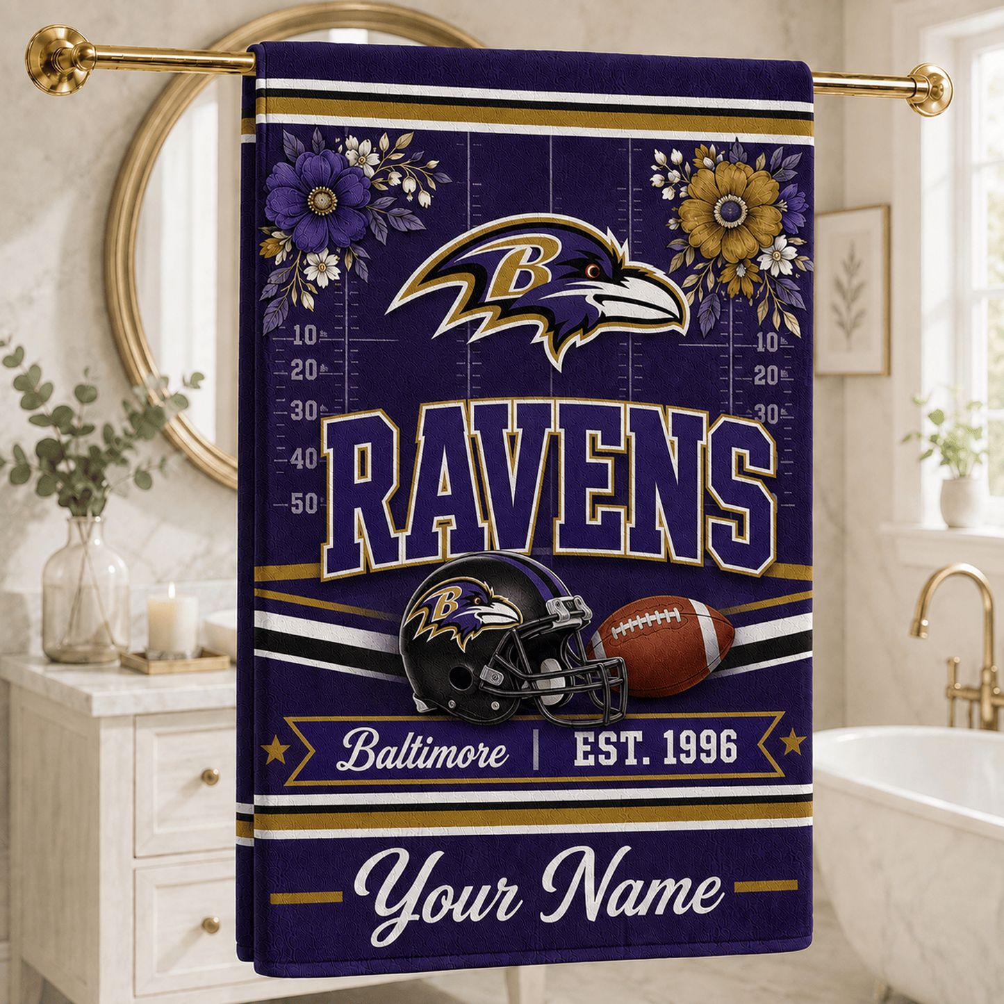 Premium NFL x BAL Game Day Garden Towels