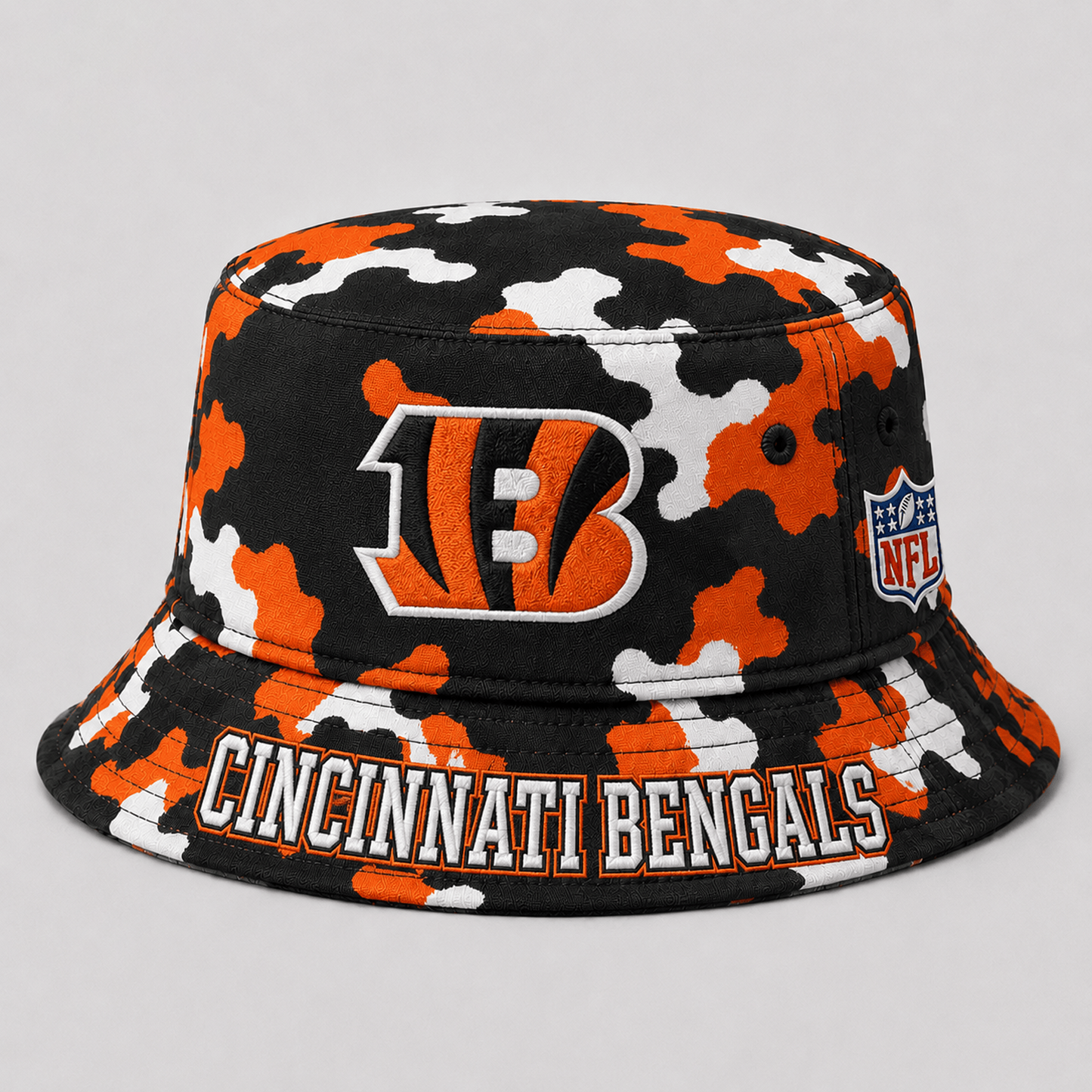 Premium NFL x CIN Camo Bucket Hat