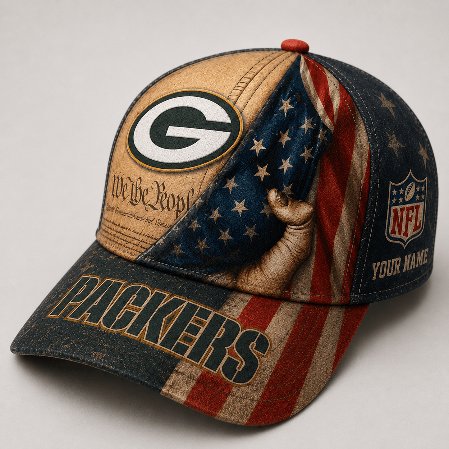 Premium NFL x GB We The People Patriotic Flag Classic Cap